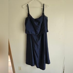 Crimson Midi Dress & Cover